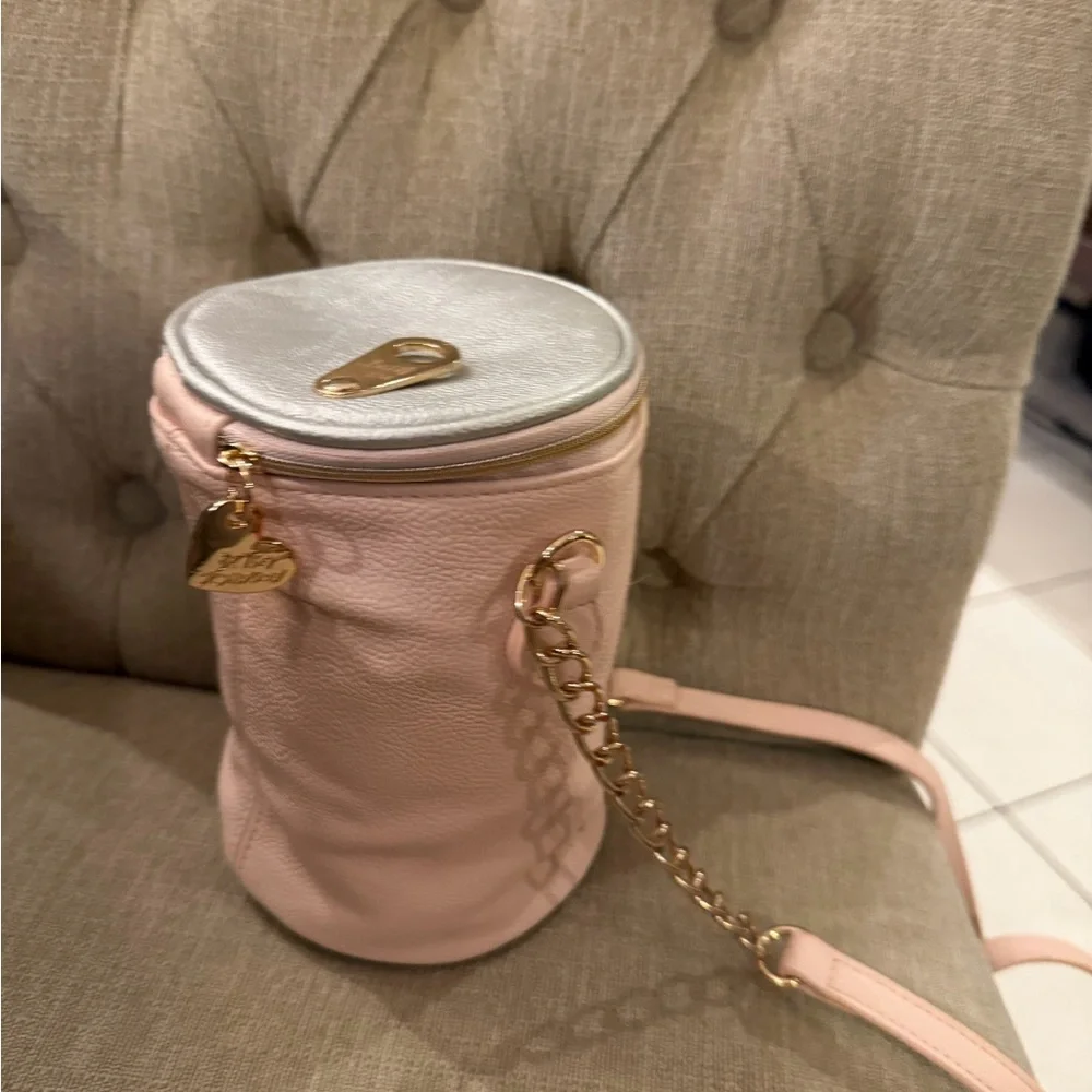 Betsey Johnson Pink Peaches Crossbody Bag - Picture 3 of 3